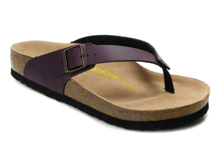 Birkenstock Birki Purple Leather Sandal - Stylish & Comfortable Footwear