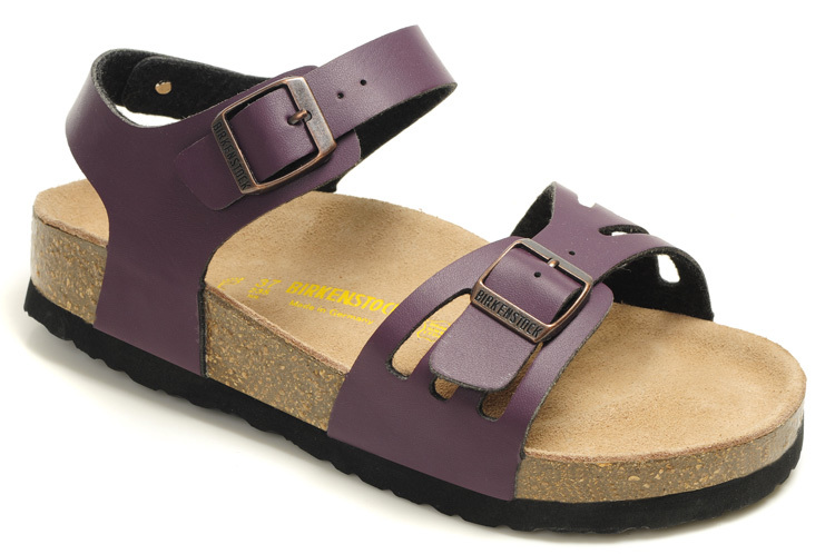 Birkenstock Bali Purple Leather Sandals - Shop Now!